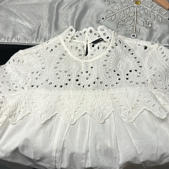 Gorgeous HighNeck White Top - Picture 7 of 7